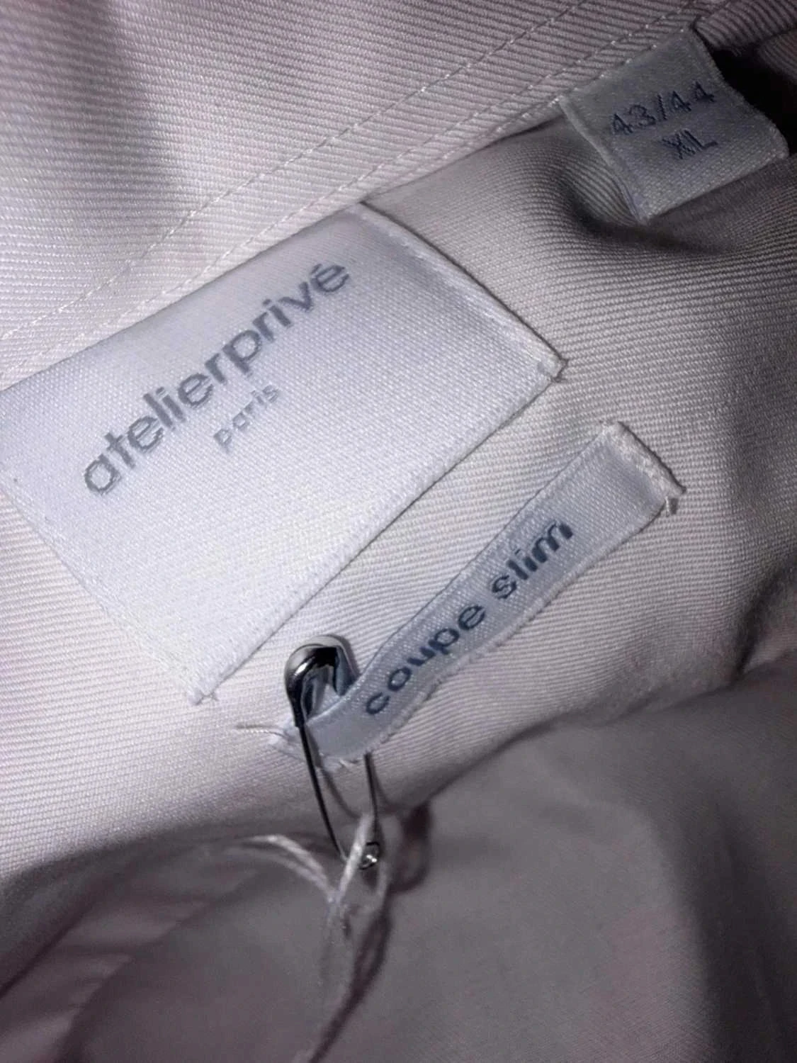 Camisa blanca taller privado usada una vez talla xl – photo 5